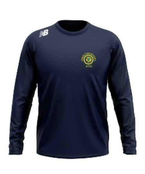 Charlton Rovers AFC Mens Training Compression LS Top Navy