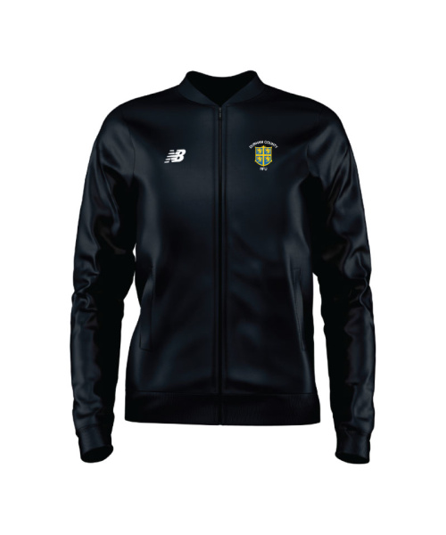 Durham County Rugby Mens Training Knitted Jacket Black