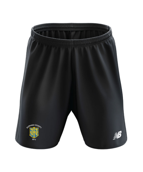 Durham County Rugby Mens Training Woven Short Black