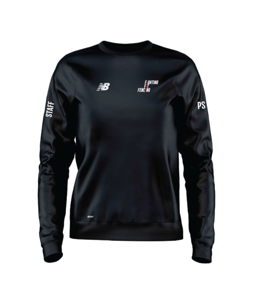 Fighting Fit Fencing Staff Mens Training Sweater Black