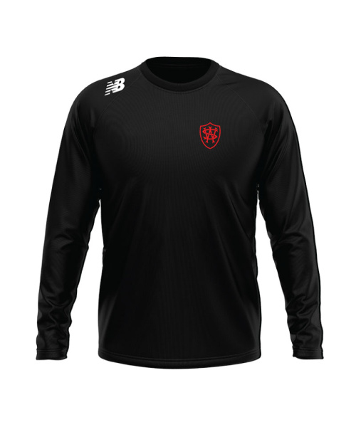 Wetherby Prep Juniors Training Compression LS Top Black
