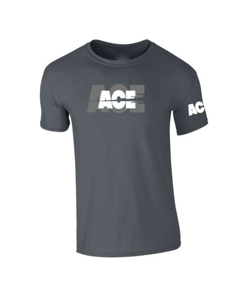 ACE Graphic Tee Charcoal Grey 