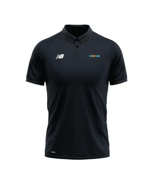 All Kids Can Mens Training Polo Black