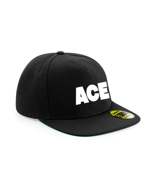 ACE White Logo Black Snapback