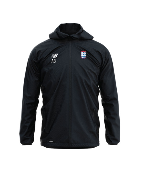 AOC Football Unisex Training Waterproof Jacket Black