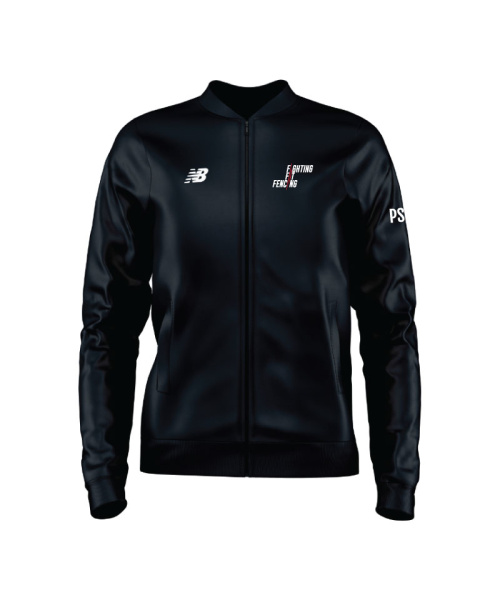 Fighting Fit Fencing Members Womens Training Knitted Jacket Black