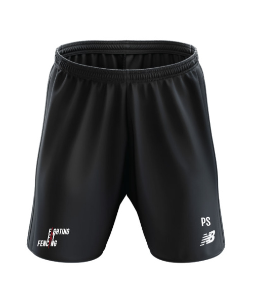 Fighting Fit Fencing Members Womens Training Woven Short Black