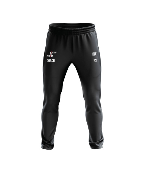 Fighting Fit Fencing Coach Mens Training Slim Fit Pant Black