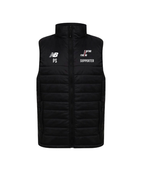 Fighting Fit Fencing Supporter Unisex Training Gilet Black