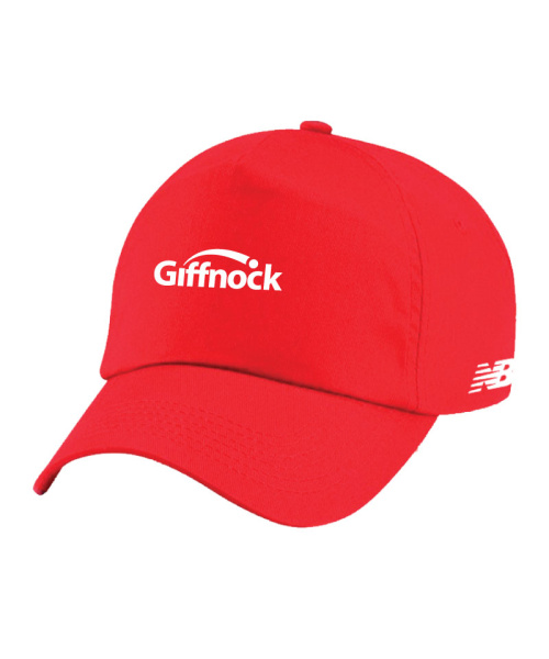 Giffnock TSH Unisex Team Baseball Cap Red And White