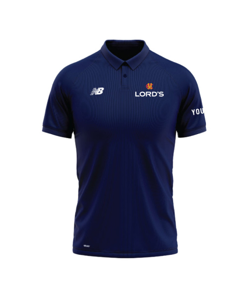 MCC Lords Youth Juniors Training Polo Navy