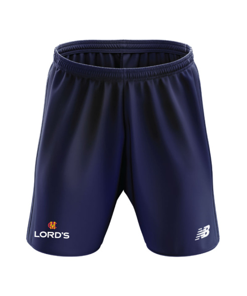 MCC Lords Youth Mens Training Woven Short Navy