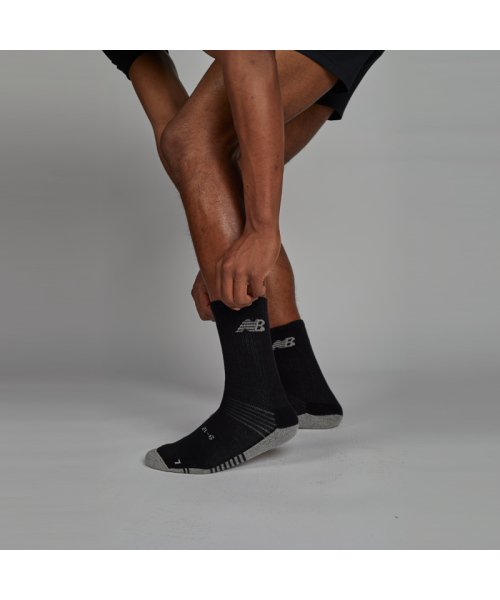 Teamwear Unisex Crew Socks Black And Grey