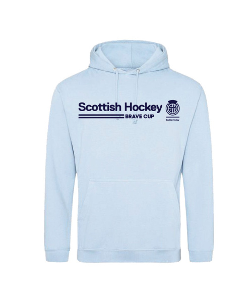 Scottish Hockey Brave Junior Cup Hoodie V2 Sky Blue