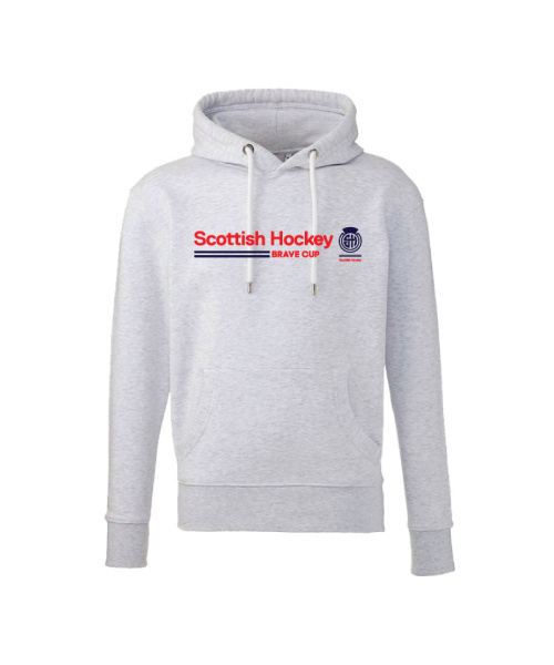 Scottish Hockey Brave Junior Cup Hoodie V2 Heather Grey