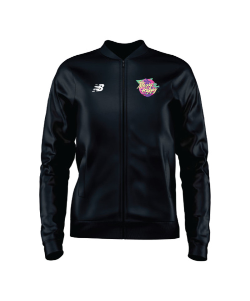 This Messy Happy Juniors Training Knitted Jacket Black