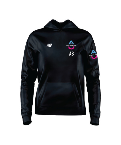 University of the Arts Volleyball Customisable Womens Training Hoodie Black