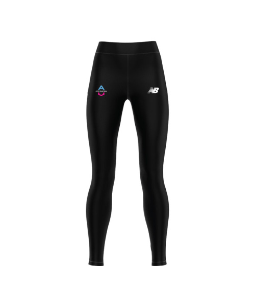 University of the Arts Volleyball Womens Leggings Grey And Black