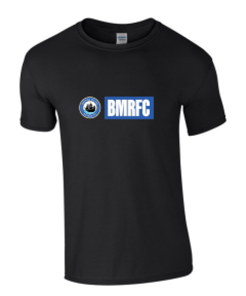 Baffins Milton Rovers Retail Juniors BMRFC Tee Black