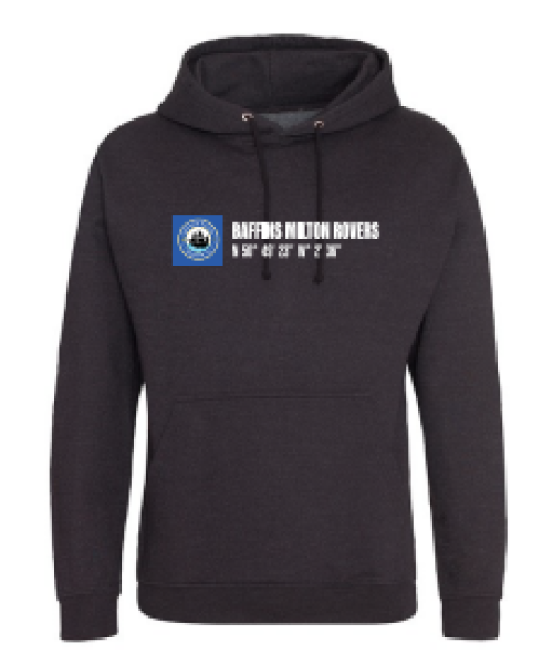 Baffins Milton Rovers Retail Juniors Coordinates Hoodie Black 