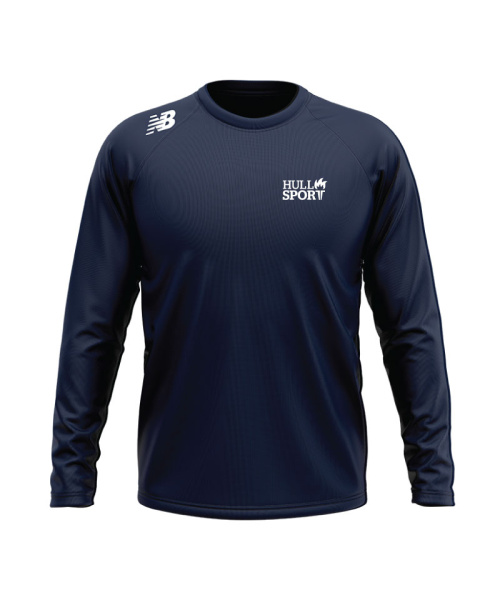 University of Hull Sports Mens Training Compression LS Top Navy