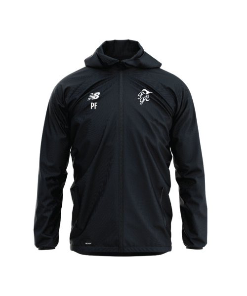 Pulborough FC Mens Training Waterproof Jacket Black