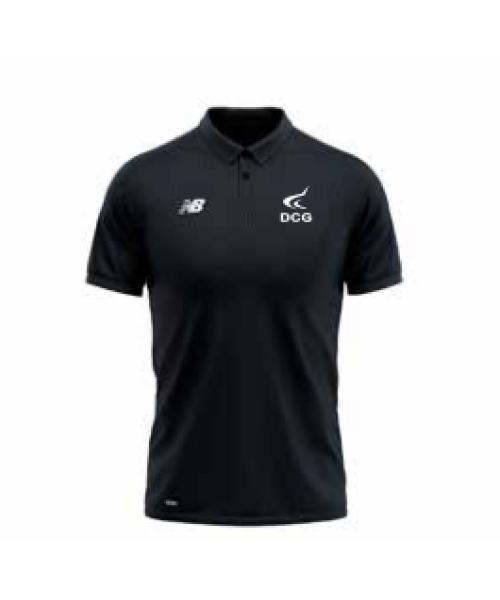 Derby College Mens Training Polo Black